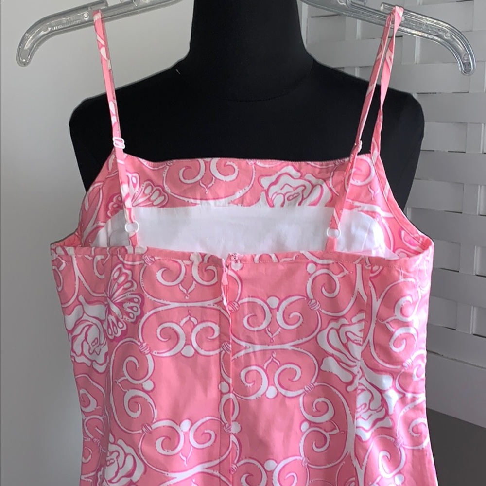 Lilly Pulitzer- sz 6 sundress - pink flowers - Picture 5 of 7